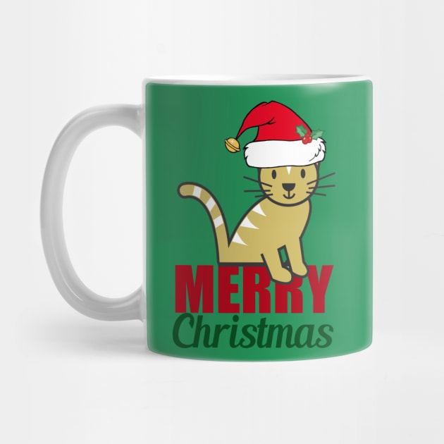 Merry Christmas Kitty Cat by epiclovedesigns